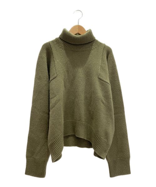 CELINE（セリーヌ）CELINE (セリーヌ) チャンキーニット オリーブ サイズ:XSの古着・服飾アイテム
