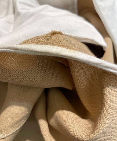 CELINE（セリーヌ）CELINE (セリーヌ) タックパンツ ベージュ サイズ:34の古着・服飾アイテム
