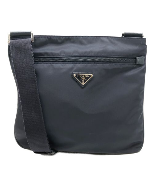 PRADA（プラダ）PRADA (プラダ) ショルダーバッグ ネイビー サイズ:-の古着・服飾アイテム