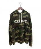 CELINEセリーヌ）の古着「カモフラージュ ルーズ スウェットシャツ」｜オリーブ