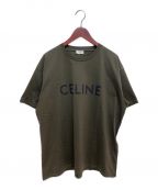 CELINEセリーヌ）の古着「ルーズ Tシャツ」｜オリーブ