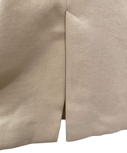 COLUMN（コラム）COLUMN (コラム) ネックギャザーワンピース ベージュ サイズ:36の古着・服飾アイテム