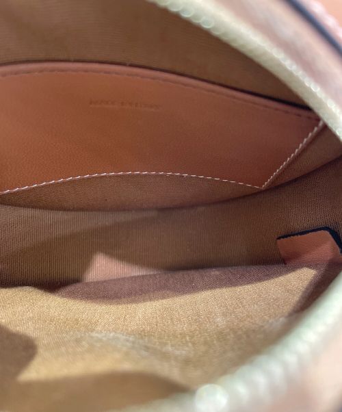 CELINE（セリーヌ）CELINE (セリーヌ) ストラップ付きラウンドパース ブラウン サイズ:ｰの古着・服飾アイテム
