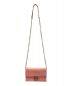 GUCCI (グッチ) インターロッキングGチェーンウォレット ピンク サイズ:-：49800円