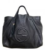 GUCCIグッチ）の古着「ソーホートートバッグ」｜ブラック