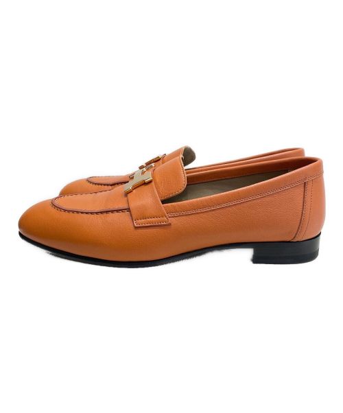 HERMES（エルメス）HERMES (エルメス) コンスタンスモカシン オレンジ サイズ:36の古着・服飾アイテム