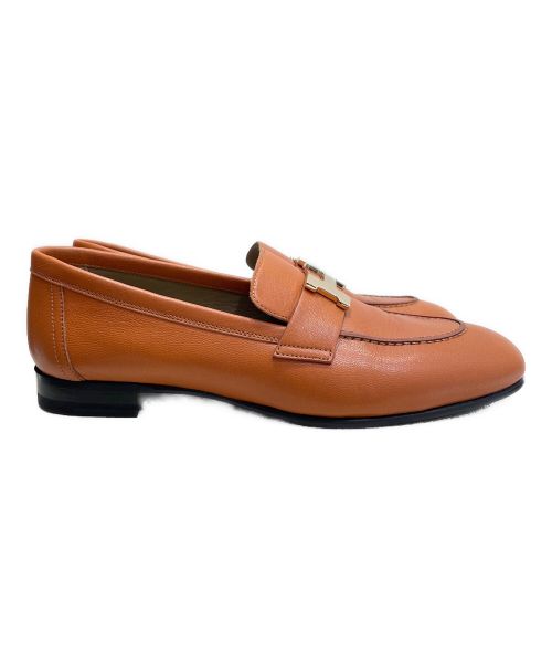 HERMES（エルメス）HERMES (エルメス) コンスタンスモカシン オレンジ サイズ:36の古着・服飾アイテム