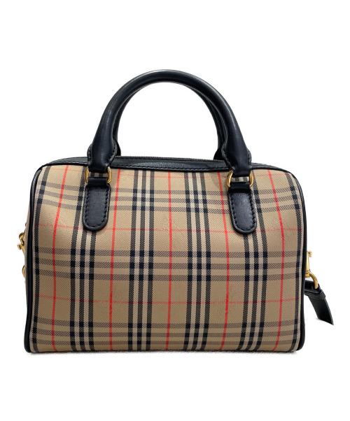 BURBERRY（バーバリー）BURBERRY (バーバリー) 2WAYボーリングバッグ ベージュの古着・服飾アイテム