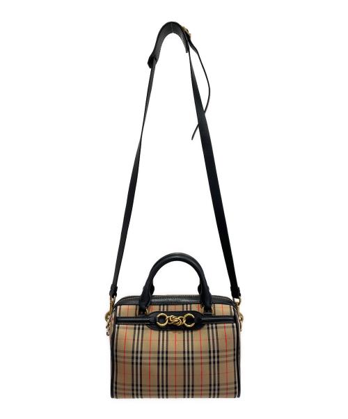 BURBERRY（バーバリー）BURBERRY (バーバリー) 2WAYボーリングバッグ ベージュの古着・服飾アイテム