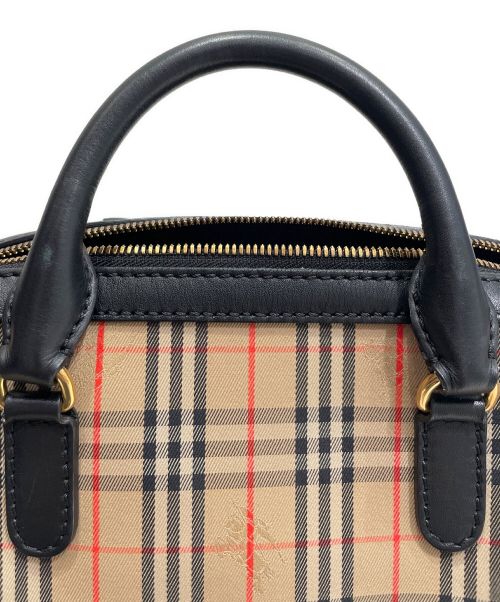 BURBERRY（バーバリー）BURBERRY (バーバリー) 2WAYボーリングバッグ ベージュの古着・服飾アイテム