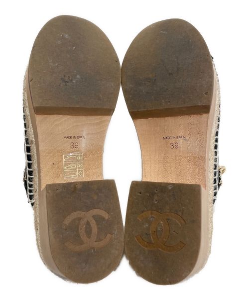 CHANEL（シャネル）CHANEL (シャネル) マトラッセサボサンダル ブラック サイズ:39の古着・服飾アイテム