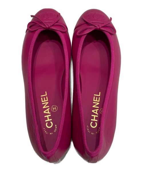 CHANEL（シャネル）CHANEL (シャネル) ココマークパンプス ショッキングピンク サイズ:37 1/2 未使用品の古着・服飾アイテム