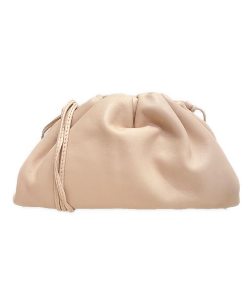BOTTEGA VENETA（ボッテガベネタ）BOTTEGA VENETA (ボッテガベネタ) ミニザポーチ ピンクベージュ サイズ:-の古着・服飾アイテム
