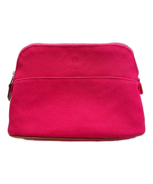 HERMES（エルメス）HERMES (エルメス) ボリードポーチ ミニ ショッキングピンク サイズ:ミニの古着・服飾アイテム