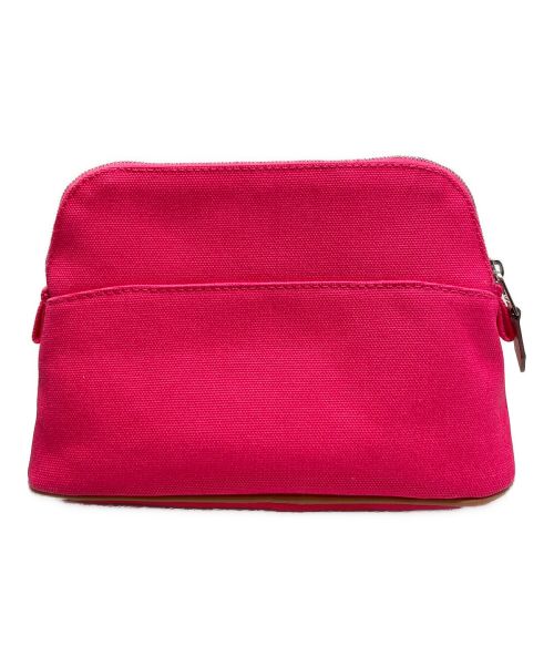 HERMES（エルメス）HERMES (エルメス) ボリードポーチ ミニ ショッキングピンク サイズ:ミニの古着・服飾アイテム