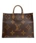 LOUIS VUITTON（ルイ ヴィトン）の古着「オンザゴーGM」｜ブラウン