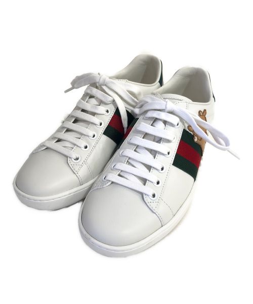 GUCCI（グッチ）GUCCI (グッチ) ×ドラえもん ローカットスニーカー ホワイト サイズ:36の古着・服飾アイテム