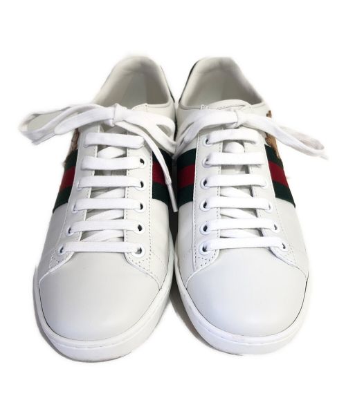 GUCCI（グッチ）GUCCI (グッチ) ×ドラえもん ローカットスニーカー ホワイト サイズ:36の古着・服飾アイテム