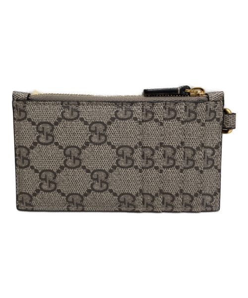 GUCCI（グッチ）GUCCI×BALENCIAGA (グッチ×バレンシアガ) ストラップ付カードケース ブラウン サイズ:-の古着・服飾アイテム