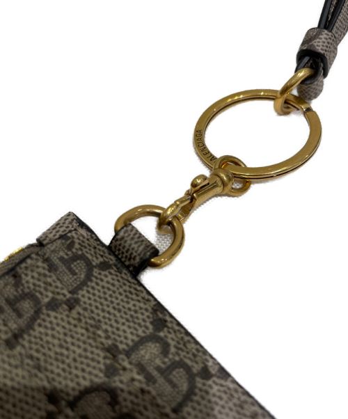 GUCCI（グッチ）GUCCI×BALENCIAGA (グッチ×バレンシアガ) ストラップ付カードケース ブラウン サイズ:-の古着・服飾アイテム