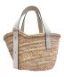 LOEWE (ロエベ) バスケットバッグスモール ベージュ×ホワイト：54800円