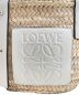 中古・古着 LOEWE (ロエベ) バスケットバッグスモール ベージュ×ホワイト：54800円
