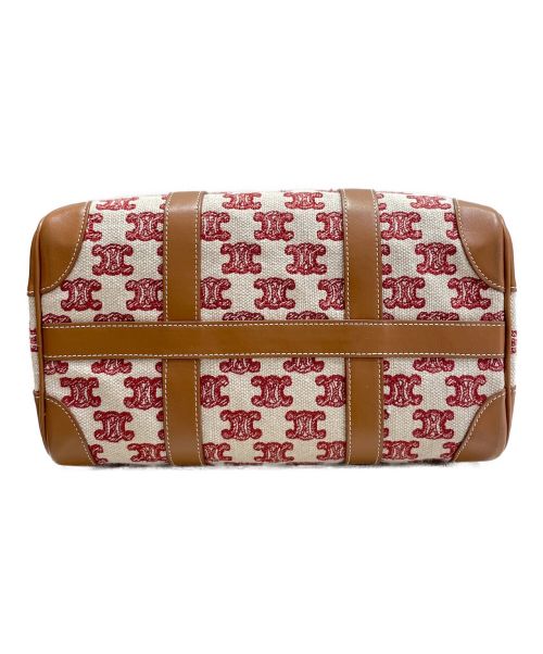 CELINE（セリーヌ）CELINE (セリーヌ) トリオンフエンブロイダリースモールボストン ブラウン サイズ:-の古着・服飾アイテム