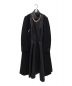 sacai（サカイ）の古着「2WAYビジューウールコート」｜ブラック
