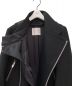 中古・古着 sacai (サカイ) 2WAYビジューウールコート ブラック サイズ:1 未使用品：108000円