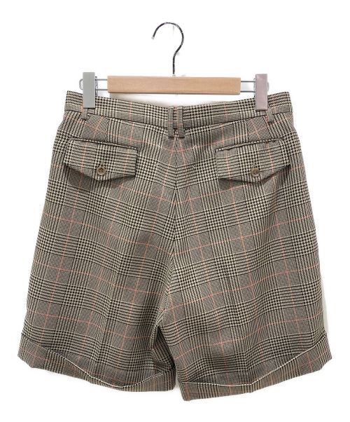 Maison Margiela（メゾンマルジェラ）Maison Margiela (メゾンマルジェラ) チェック柄ハーフパンツ ブラウン サイズ:38の古着・服飾アイテム