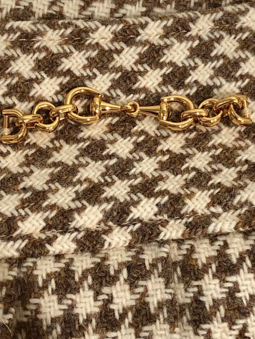 GUCCI（グッチ）GUCCI (グッチ) ミニスカート ブラウン サイズ:40の古着・服飾アイテム