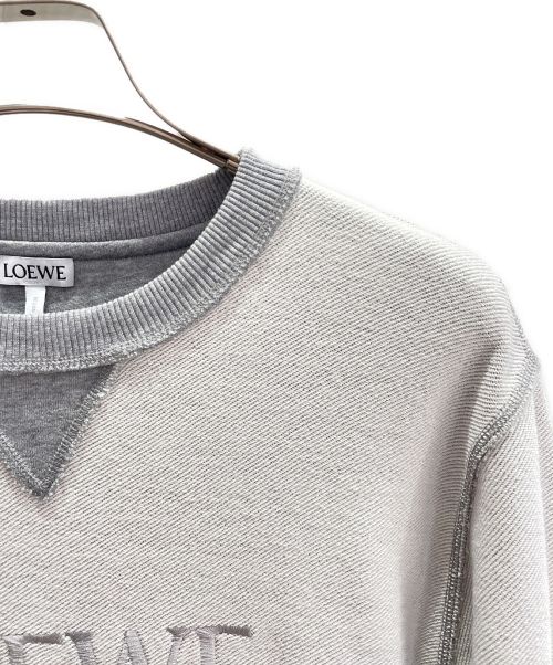 LOEWE（ロエベ）LOEWE (ロエベ) アナグラムスウェット ライトグレー サイズ:XSの古着・服飾アイテム