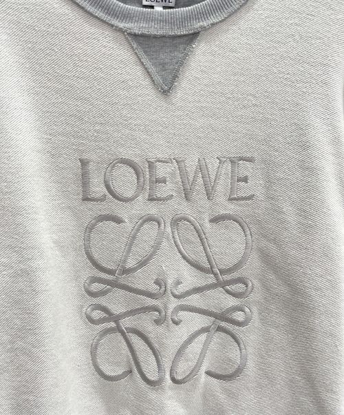 LOEWE（ロエベ）LOEWE (ロエベ) アナグラムスウェット ライトグレー サイズ:XSの古着・服飾アイテム