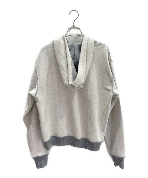 LOEWE（ロエベ）LOEWE (ロエベ) アナグラム エンブロイダリーフーディ グレー サイズ:Sの古着・服飾アイテム