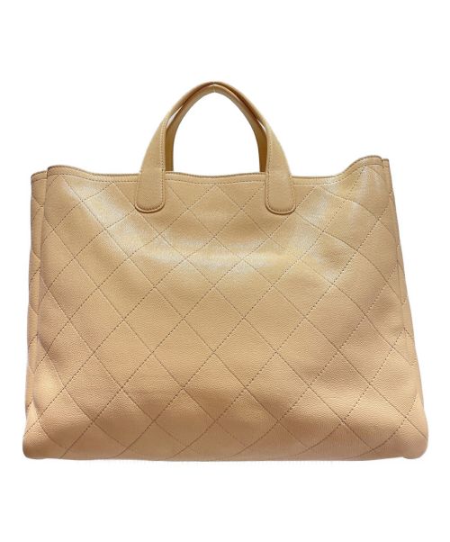 CHANEL（シャネル）CHANEL (シャネル) ラージショッピングバッグ ベージュ サイズ:-の古着・服飾アイテム