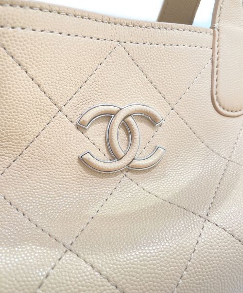 CHANEL（シャネル）CHANEL (シャネル) ラージショッピングバッグ ベージュ サイズ:-の古着・服飾アイテム