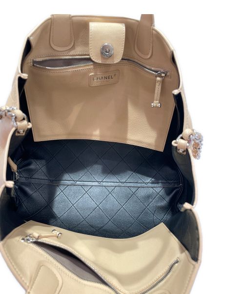 CHANEL（シャネル）CHANEL (シャネル) ラージショッピングバッグ ベージュ サイズ:-の古着・服飾アイテム