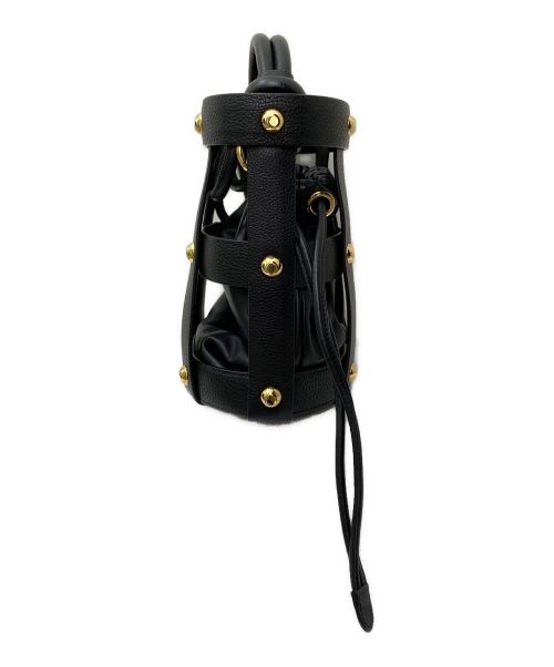 Salvatore Ferragamo（サルヴァトーレ フェラガモ）Salvatore Ferragamo (サルヴァトーレ フェラガモ) FERRAGAMO CAGE BAG ブラックの古着・服飾アイテム