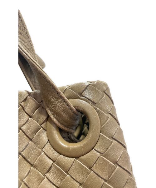 BOTTEGA VENETA（ボッテガベネタ）BOTTEGA VENETA (ボッテガベネタ) イントレチャートセミショルダーバッグ モカベージュ サイズ:-の古着・服飾アイテム