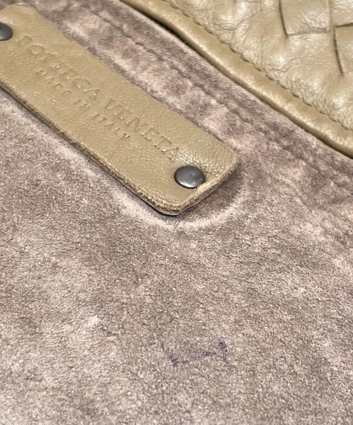 BOTTEGA VENETA（ボッテガベネタ）BOTTEGA VENETA (ボッテガベネタ) イントレチャートセミショルダーバッグ モカベージュ サイズ:-の古着・服飾アイテム