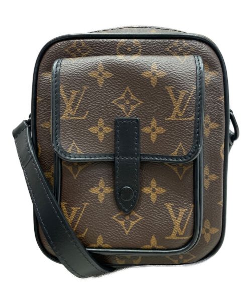 LOUIS VUITTON（ルイ ヴィトン）LOUIS VUITTON (ルイ ヴィトン) マカサー クリストファー・ウエアラブル ウォレット ブラウン×ブラック サイズ:ｰの古着・服飾アイテム