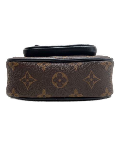 LOUIS VUITTON（ルイ ヴィトン）LOUIS VUITTON (ルイ ヴィトン) マカサー クリストファー・ウエアラブル ウォレット ブラウン×ブラック サイズ:ｰの古着・服飾アイテム