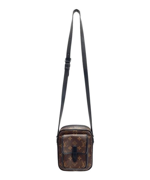 LOUIS VUITTON（ルイ ヴィトン）LOUIS VUITTON (ルイ ヴィトン) マカサー クリストファー・ウエアラブル ウォレット ブラウン×ブラック サイズ:ｰの古着・服飾アイテム