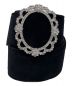 CHANEL（シャネル）の古着「ラインストーンバックルベルト」｜ブラック