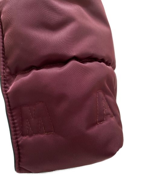MARNI（マルニ）MARNI (マルニ) パテッドトートバッグ エンジ×ブラックの古着・服飾アイテム