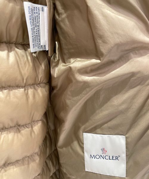 MONCLER（モンクレール）MONCLER (モンクレール) LAURE ベージュ サイズ:00の古着・服飾アイテム