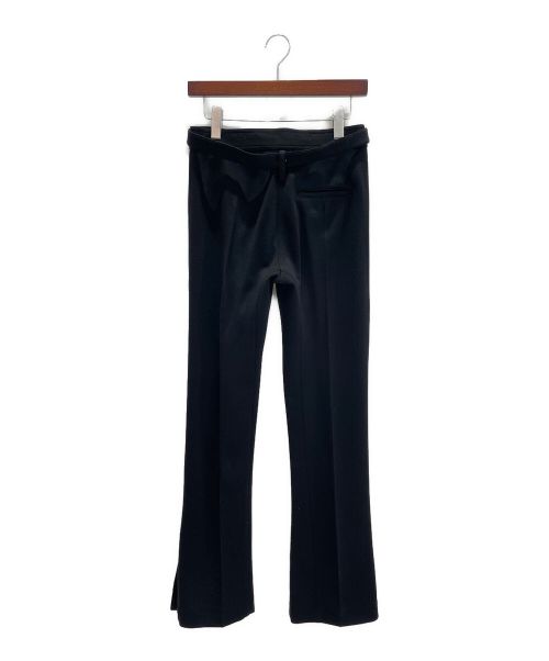 CELINE（セリーヌ）CELINE (セリーヌ) ベルト付きスラックス ブラック サイズ:36の古着・服飾アイテム