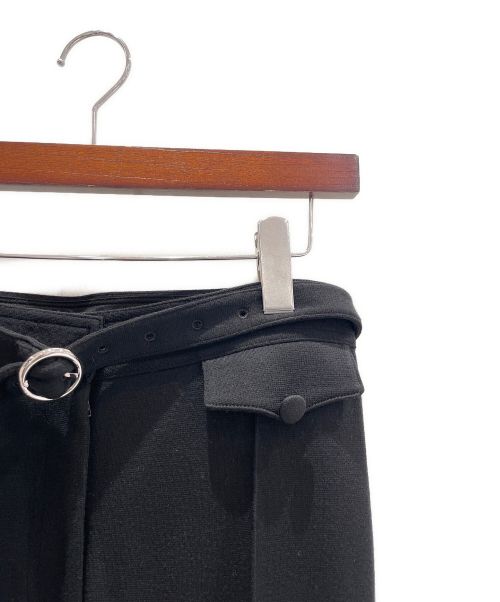 CELINE（セリーヌ）CELINE (セリーヌ) ベルト付きスラックス ブラック サイズ:36の古着・服飾アイテム
