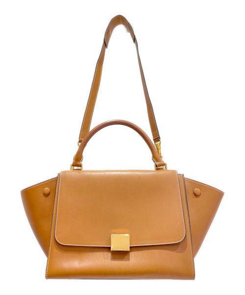 CELINE（セリーヌ）CELINE (セリーヌ) トラペーズスモール ブラウン サイズ:スモールの古着・服飾アイテム
