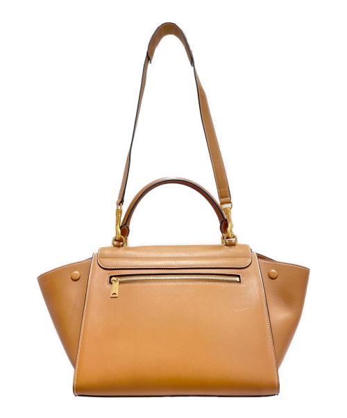 CELINE（セリーヌ）CELINE (セリーヌ) トラペーズスモール ブラウン サイズ:スモールの古着・服飾アイテム